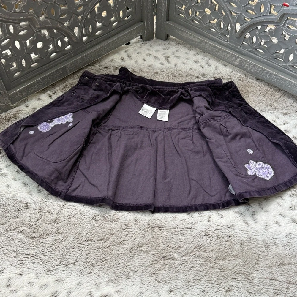 Koala Kids purple velvet jacket baby girls 18 months sequins floral embroidery